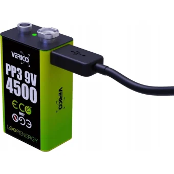 Verico Loop Energy 2-pack 9v Block-akku Li-ion 500 Mah 1UDBT-A3WEB2-NN