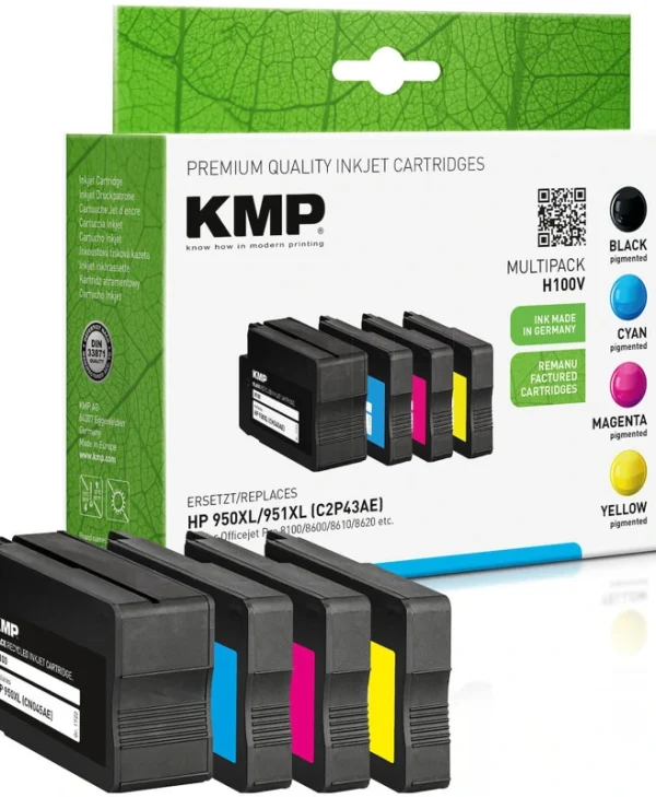 KMP Πακέτο Συμβατών Μελανιών Εκτυπωτή InkJet HP HP 950 XL / 951 XL Πολλαπλό (Color) 1τμχ 1722,4050