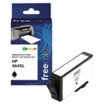 Freecolor Πακέτο Συμβατών Μελανιών Εκτυπωτή InkJet HP 364XL Μαύρο 1τμχ K12571F7