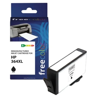 Freecolor Πακέτο Συμβατών Μελανιών Εκτυπωτή InkJet HP 364XL Μαύρο 1τμχ K12571F7