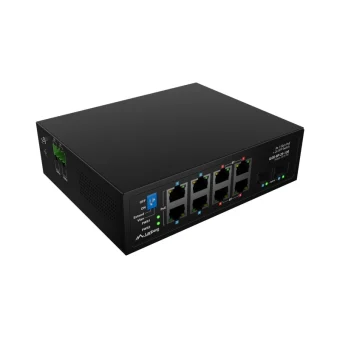 Lanberg ILGE-8P-2S-120 Unmanaged L2 PoE++ Switch με 8 Θύρες Gigabit (1Gbps) Ethernet και 2 SFP Θύρες