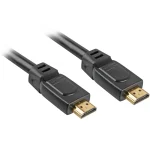 Sharkoon HDMI 1.4 High Speed 1080p 120Hz Cable HDMI male - HDMI male 15m Μαύρο 4044951009046