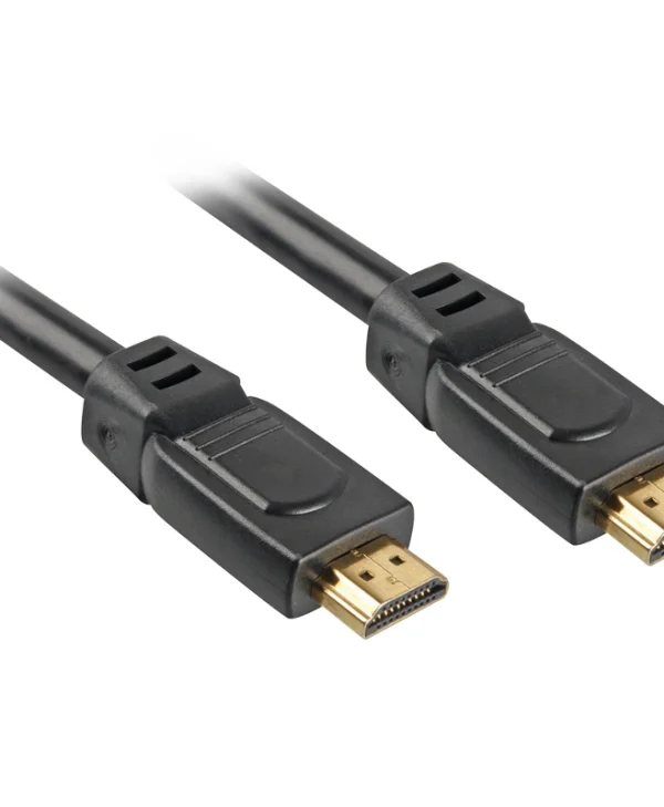 Sharkoon HDMI 1.4 High Speed 1080p 120Hz Cable HDMI male - HDMI male 15m Μαύρο 4044951009046