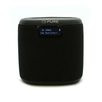Pure Woodland Ηχείο Bluetooth με Ραδιόφωνο Μαύρο 253346