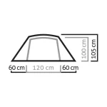 Salewa Denali Ii Σκηνή Camping Igloo Ορειβασίας Πράσινη με Διπλό Πανί 4 Εποχών για 2 Άτομα Αδιάβροχη 3000mm 210x120x100εκ. 15443 - Image 5