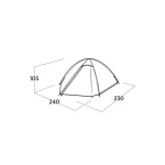 Easy Camp Σκηνή Camping Πράσινη 4 Εποχών για 2 Άτομα 698675 - Image 13