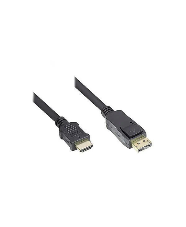 Good Connections Cable DisplayPort male - HDMI male 1m Μαύρο DP-HDMI1