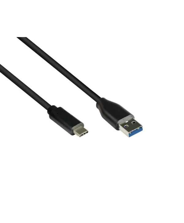 3M USB 3.0 Cable USB-C male - USB-A Μαύρο 3m GC-M0129