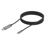 Conceptronic HDMI 2.0 Premium High Speed 4K 60Hz HDR Cable HDMI male - USB-C male 2m Μαύρο ABBY10G