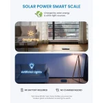 Renpho Smart Ζυγαριά 180kg με Bluetooth Μπεζ PEU-R-A020-BK - Image 2