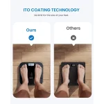 Renpho Smart Ζυγαριά 180kg με Bluetooth Μπεζ PEU-R-A020-BK - Image 3