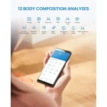Renpho Smart Ζυγαριά 180kg με Bluetooth Μπεζ PEU-R-A020-BK - Image 4
