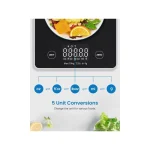 Renpho Ψηφιακή Ζυγαριά Κουζίνας έως 10kg Μαύρη PEU-R-T001-BK - Image 3