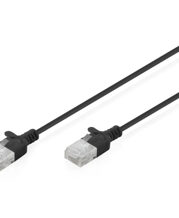 Digitus U/UTP Cat.6 (Gigabit) Καλώδιο Δικτύου Ethernet 0.5m Μαύρο DK-1618-005S-BL