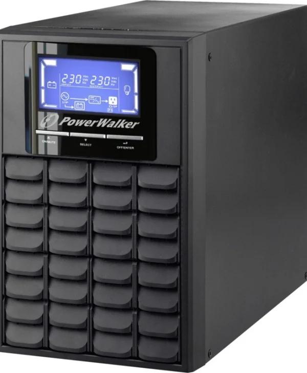 Powerwalker VFI 1000C LCD UPS On-Line 1000VA 800W με 3 IEC Πρίζες 10120177