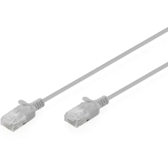 Digitus U/UTP Cat.6 (Gigabit) Καλώδιο Δικτύου Ethernet 1m Γκρι DK-1618-010S