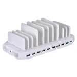Unitek Βάση Φόρτισης με 9 Θύρες USB-A 160W Quick Charge 3.0 σε Λευκό χρώμα Y-2190