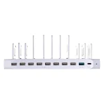Unitek Βάση Φόρτισης με 9 Θύρες USB-A 160W Quick Charge 3.0 σε Λευκό χρώμα Y-2190 - Image 3