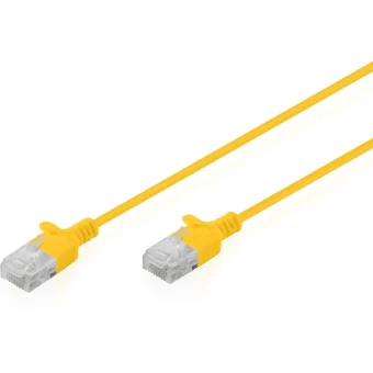 Digitus U/UTP Cat.6 (Gigabit) Καλώδιο Δικτύου Ethernet 1m Κίτρινο DK-1618-010S-Y