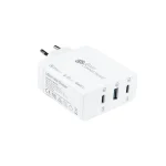 Alcasa Βάση Φόρτισης με Θύρα USB-A και 2 Θύρες USB-C Power Delivery σε Λευκό χρώμα (PCA-W001W)