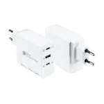 Alcasa Βάση Φόρτισης με Θύρα USB-A και 2 Θύρες USB-C Power Delivery σε Λευκό χρώμα (PCA-W001W) - Image 2