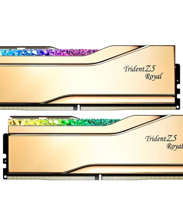 G.Skill Trident Z5 Royal DDR5 32GB RAM με 2x16GB Modules και Ταχύτητα 7200 για Desktop F5-7200J3445G16GX2-TR5G