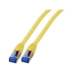 EFB U/UTP Cat.6a (Gigabit) Καλώδιο Δικτύου Ethernet 0.5m Κίτρινο K5525FGE.0,5