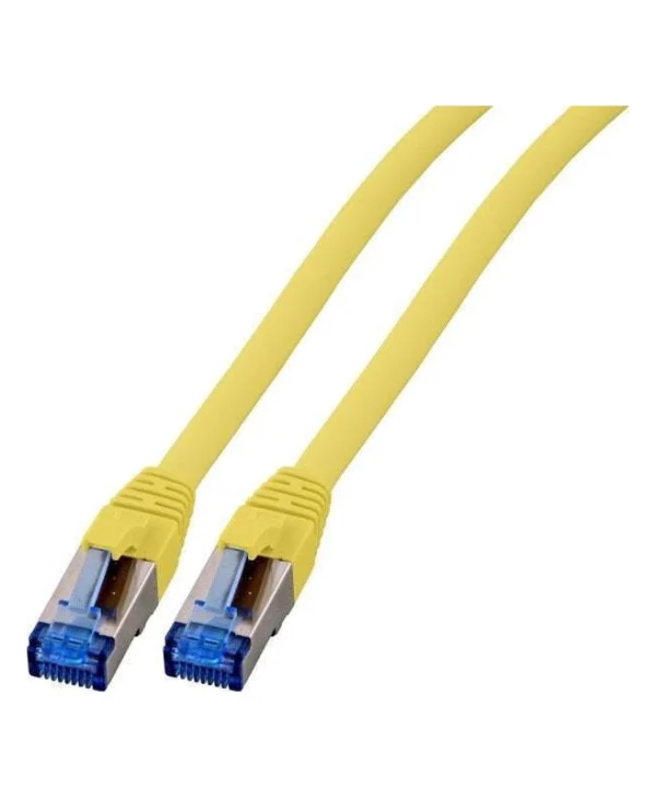 EFB U/UTP Cat.6a (Gigabit) Καλώδιο Δικτύου Ethernet 0.5m Κίτρινο K5525FGE.0,5