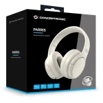 Conceptronic PARRIS03C Ασύρματα Bluetooth On Ear Ακουστικά με 30 ώρες Λειτουργίας Διάφανα - Image 3