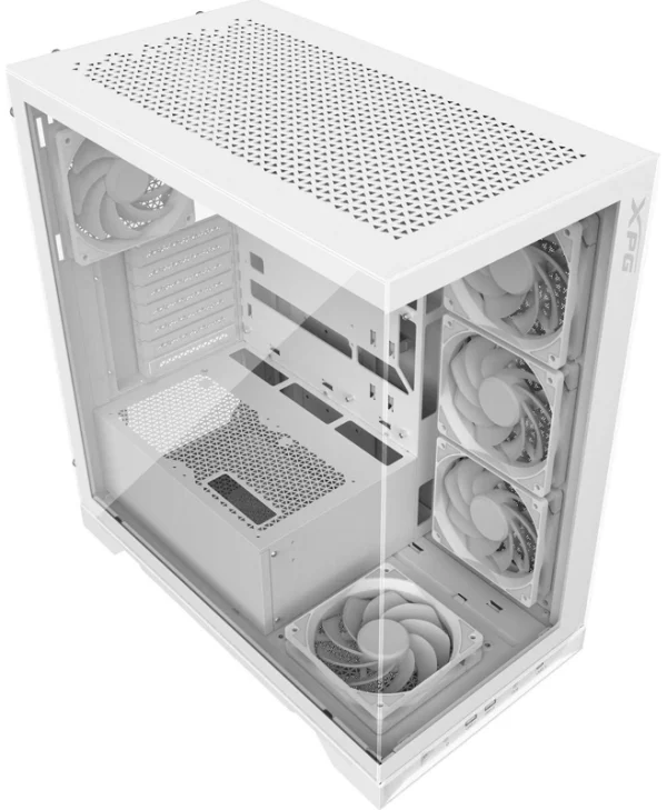 Adata Invader X Gaming Midi Tower Κουτί Υπολογιστή με Πλαϊνό Παράθυρο Λευκό 75261379