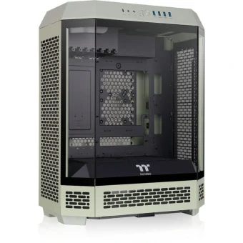 Thermaltake The Tower 600 Gaming Midi Tower Κουτί Υπολογιστή με Πλαϊνό Παράθυρο Πράσινο CA-1Z1-00MEWN-00