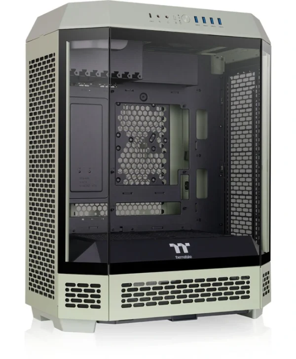 Thermaltake The Tower 600 Gaming Midi Tower Κουτί Υπολογιστή με Πλαϊνό Παράθυρο Πράσινο CA-1Z1-00MEWN-00