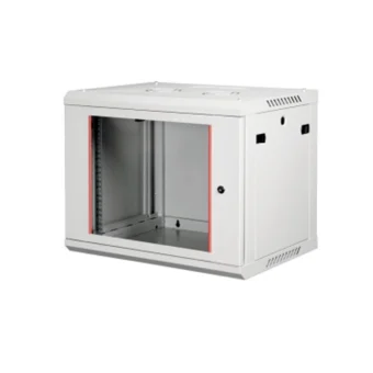 Steel Επιτοίχια Καμπίνα Rack 18U Γκρι STEEL-18U6045-LG-A