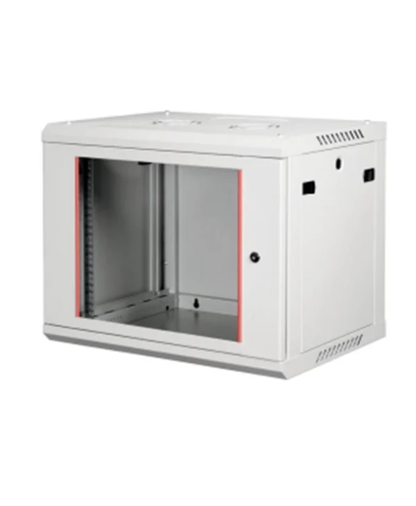 Steel Επιτοίχια Καμπίνα Rack 18U Γκρι STEEL-18U6045-LG-A