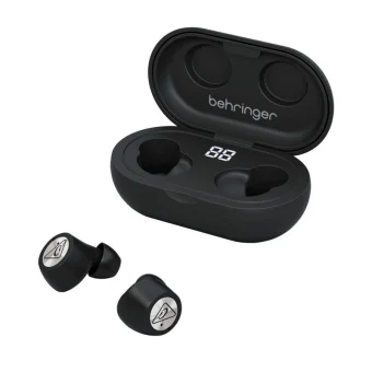 Behringer True Buds Bluetooth Handsfree Ακουστικά με Θήκη Φόρτισης Μαύρα 27000911