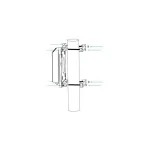 Allnet Switch Συστημάτων CCTV ALL-SGO83-Pole-Kit
