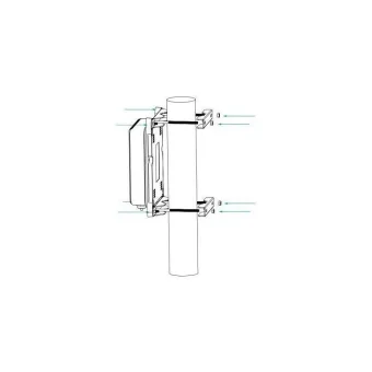 Allnet Switch Συστημάτων CCTV ALL-SGO83-Pole-Kit