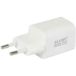 Allnet Φορτιστής Χωρίς Καλώδιο GaN με Θύρα USB-A και Θύρα USB-C 45W Power Delivery Λευκός PSU-GaNPD-USB-1A1C-45W - Image 2