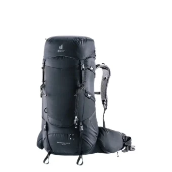 Deuter 50+10 Ορειβατικό Σακίδιο 50lt Αδιάβροχο Μαύρο Trekking 335032670000