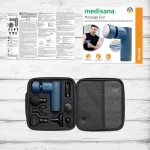 Medisana MG600 Πιστόλι Μασάζ για τον Αυχένα, το Κεφάλι, τη Μέση, την Πλάτη, τα Πόδια, το Σώμα & τα Χέρια με Δόνηση και Λειτουργία Θέρμανσης Μπλε 88987 - Image 5