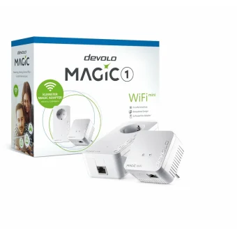 Devolo Magic 1 Powerline Διπλού Kit για Ασύρματη Σύνδεση Wi‑Fi 4 και Θύρα Ethernet 8561