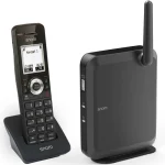 Snom M110SC Dect Bundle Ασύρματο Τηλέφωνο IP 8 γραμμών Μαύρο 4610