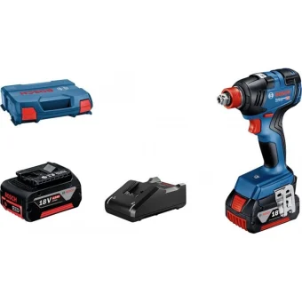 Bosch Κρουστικό Δραπανοκατσάβιδο Μπαταρίας 18V 2x4Ah 06019J2206