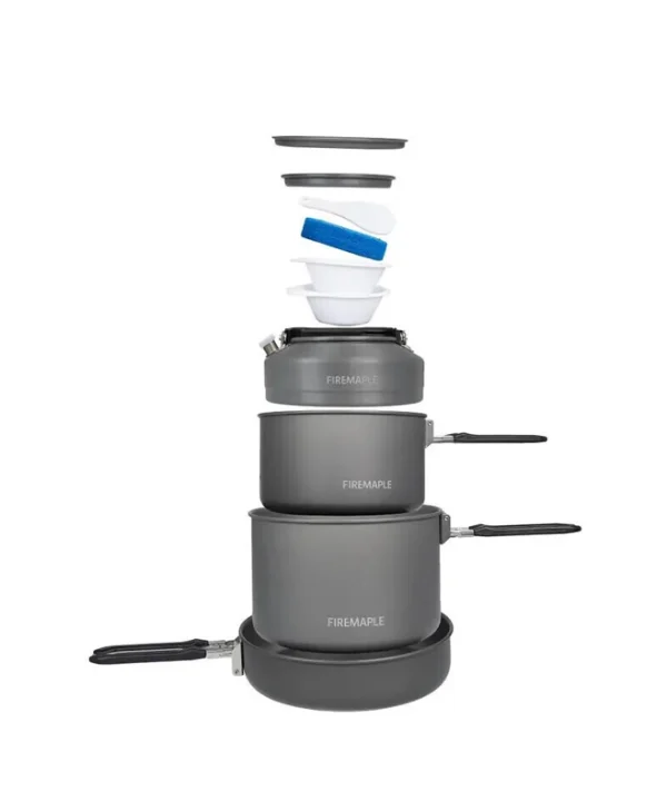 Σκεύη Μαγειρικής Camping Cookware Set Feast 2-black 0002326700003067