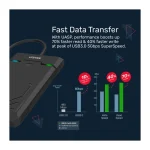 Unitek Diskguard Raiden Θήκη για Σκληρό Δίσκο 2.5" SATA III με σύνδεση Type-C Y-3036A - Image 6