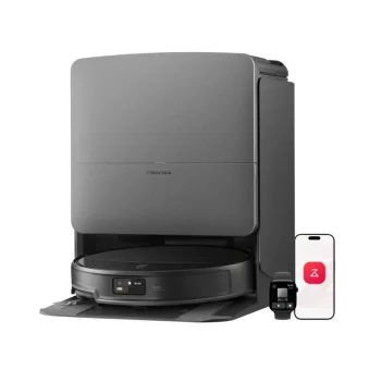 Roborock Saros 20X Σκούπα Ρομπότ με Χαρτογράφηση Laser & Απορρόφηση 36000Pa Μαύρη S20X52-00