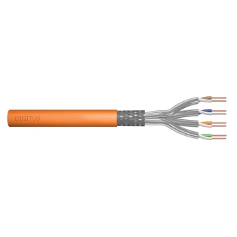 Digitus S/FTP Cat.7 (10Gbps) Καλώδιο Δικτύου Ethernet χωρίς ακροδέκτες 500m Πορτοκαλί DK-1745-VH-5