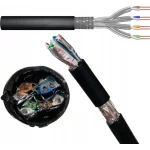 Digitus S/FTP Cat.7 (10Gbps) Καλώδιο Δικτύου Ethernet εξωτερικού χώρου 500m Μαύρο DK-1741-V-5-OD - Image 9