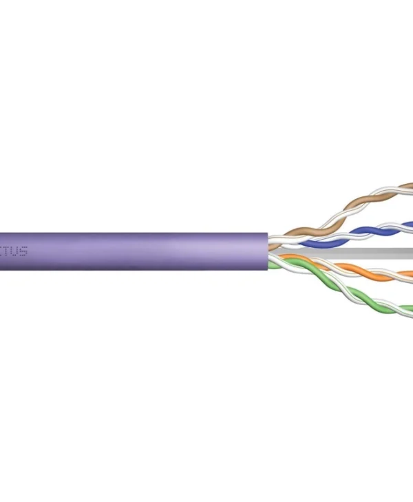 Digitus U/UTP Cat.6 (Gigabit) Καλώδιο Δικτύου Ethernet χωρίς ακροδέκτες 305m Μωβ DK-1614-VH-305