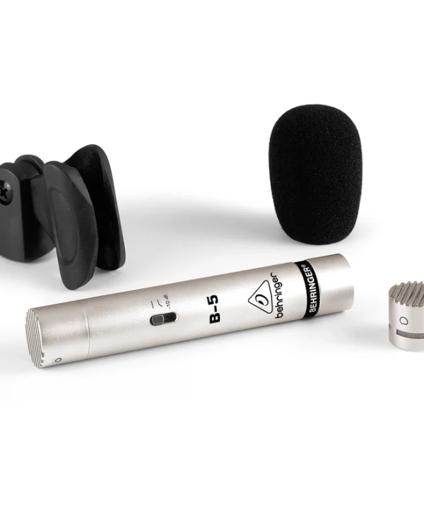 Behringer B 5 Πυκνωτικό Μικρόφωνο XLR Shock Mounted για Φωνητικά σε Ασημί Χρώμα 000-22400-00010
